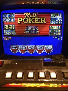 Las Vegas Video Poker Draw Poker $.25 cent Slot Machine 1982 IGT
