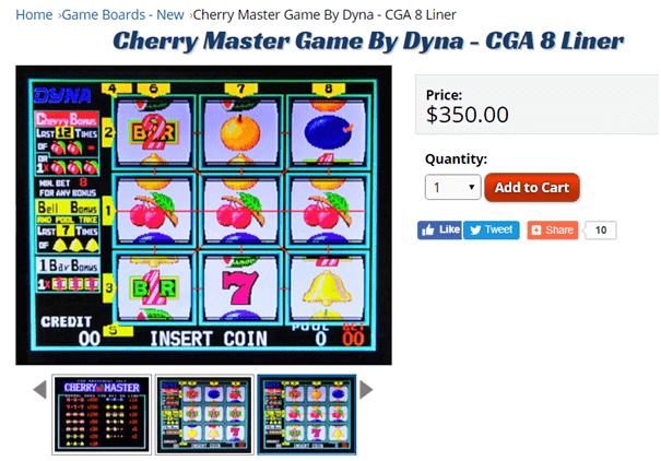 Cherry master pokies for sale