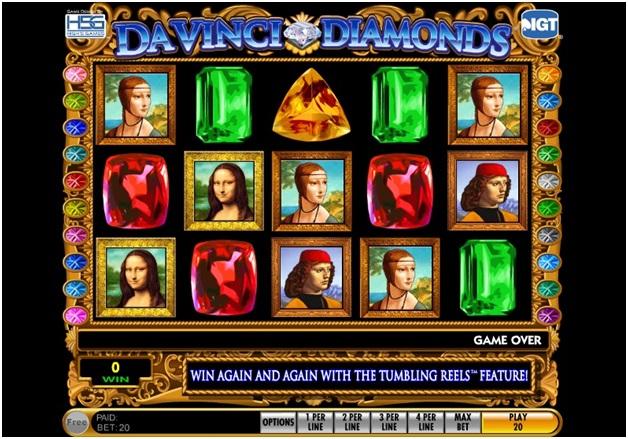 How to play Da Vinci Diamonds Pokies Machine