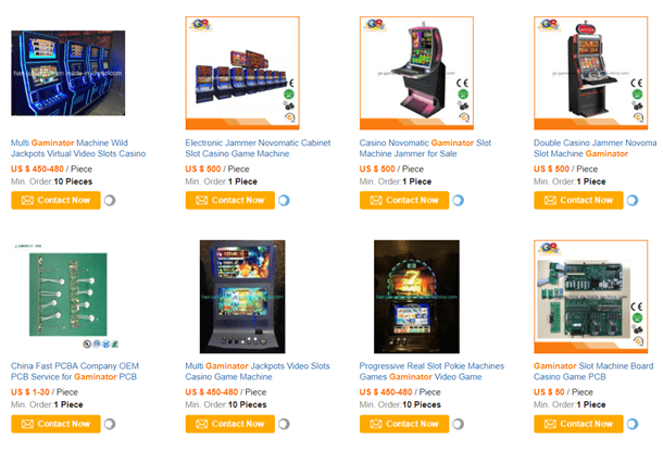 Online sites that sell Novomatic Pokies Machines