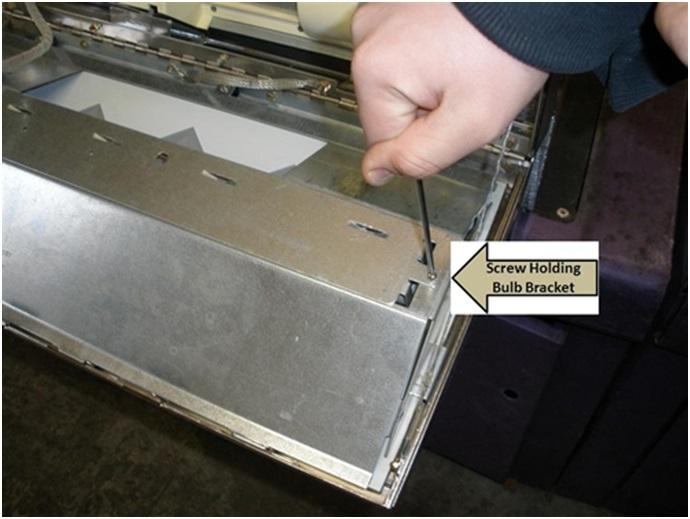 Pokies Machine - Screw Holding Bulb Bracket