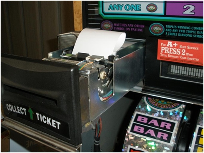Pokies Machine - Ticket printer